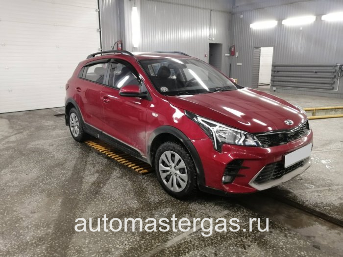 Монтаж ГБО на Kia Rio 2021 г., ГБО 4 поколения, пропан LANDI RENZO (Италия), двигатель 1.6 л. 4 цилиндра